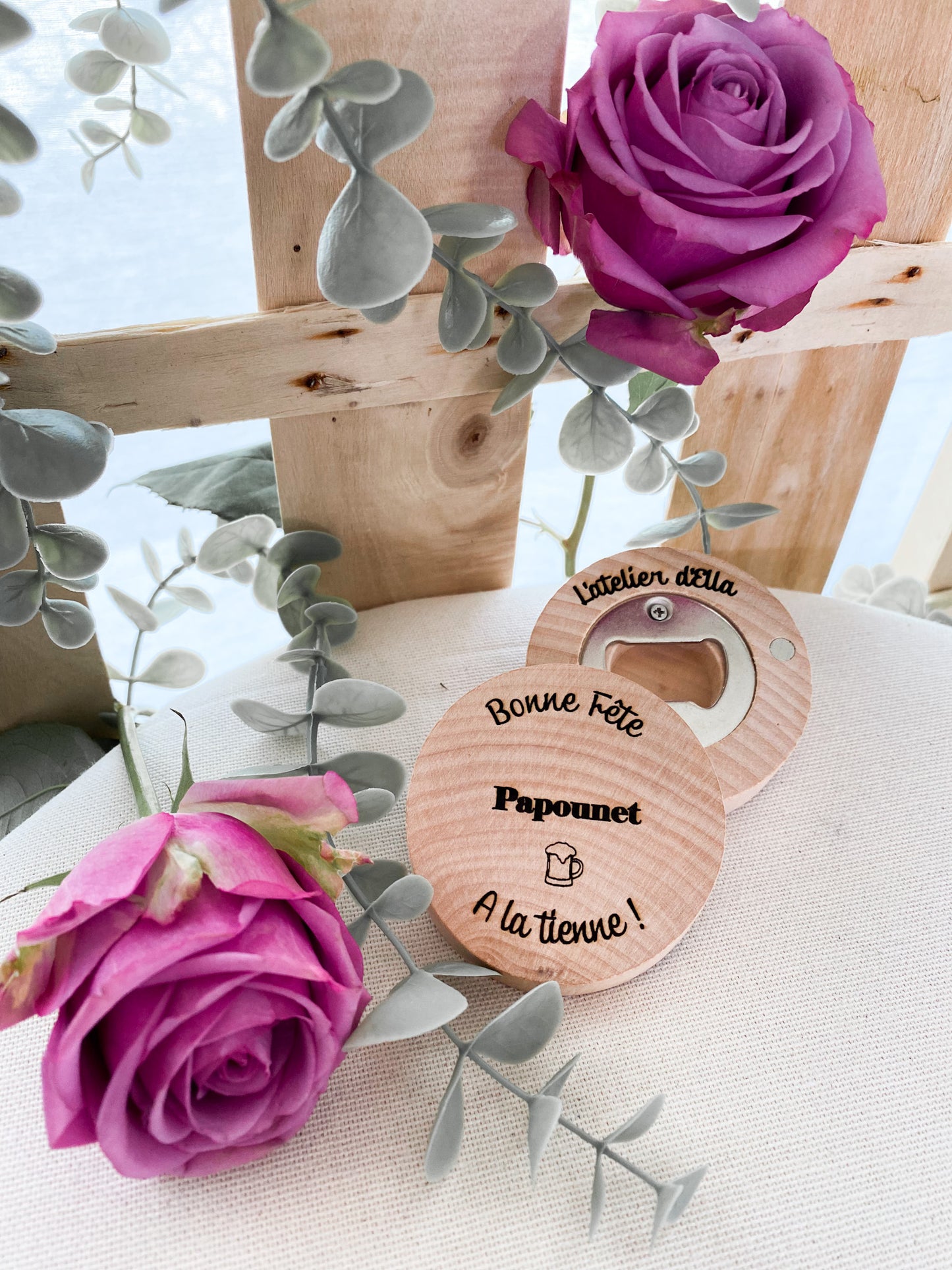 Décapsuleur rond « papounet »